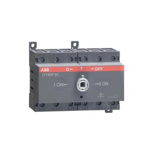Перемикач навантаження OT80F3C 3P 80A ABB