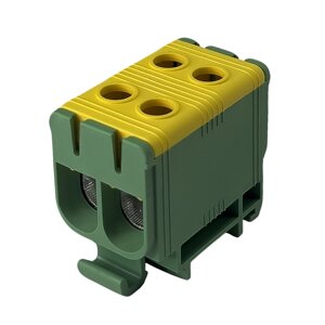 Клемник на DIN-рейку Al 6-50/Cu 4 2.5-50 мм² жовто-зелень Промфактор