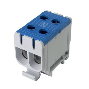 Клемник на DIN-рейку Al 6-50/Cu 4 2.5-50 мм² синій Промфактор