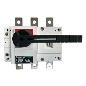 Вимикач навантаження ПФ 3Р 250А 1-0 розривний + ручка