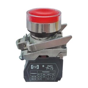 Кнопка Стоп FPPCPIR230 1NC червона без фіксації Промфактор