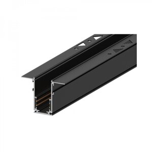 Шинопровід Ardero CABM1002 вбудований для низьковольтних трекових світильників чорний 3м