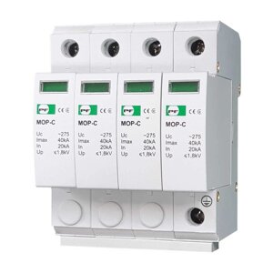 Обмежувач перенапруги MOP4-C 20кА/40кА/275В Промфактор