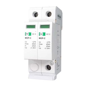 Обмежувач перенапруги MOP2-C 20кА/40кА/275В Промфактор