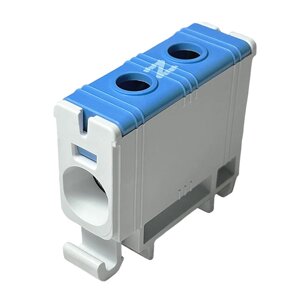 Клемник на DIN-рейку Al 6-50/Cu 2.5-50 мм² синій Промфактор