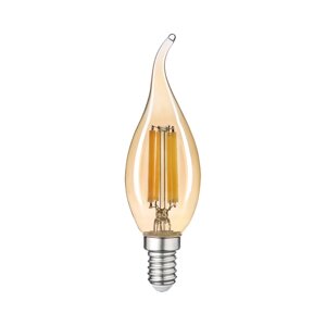 Лампа LED FILAMENT С37 6W E14 2200K на вітру VIOLUX