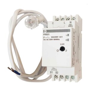 Реле сутінкове 1x25А AC220В FRS21 + датчик Промфактор