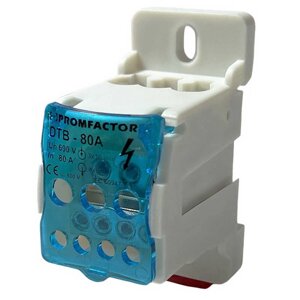 Колодка клемна розподільча 7р 80А ПФ