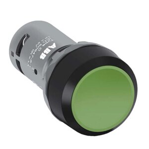 Кнопка плоска зелена CP1-10G-10 без фіксації ABB
