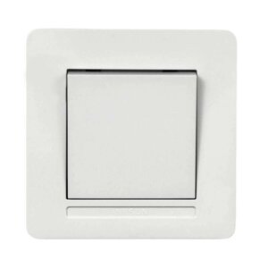 Вимикач Nilson Selene білий 1кл