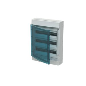 Бокс пластиковий АBB Mistral65 на 54 модулів зовнішній, прозорі двері