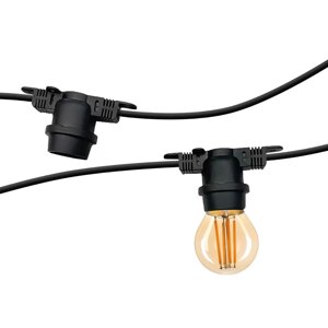 Гірлянда STARS патрон 20хЕ27 10м IP65 чорний VIOLUX