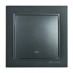 Вимикач Nilson Thor антрацит 1кл проміжний