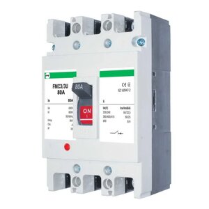 Автоматичний вимикач Промфактор FMC3/3U 80А 8-12In