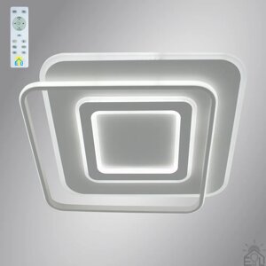 Керована світлодіодна люстра GEOMETRIA SQUARE 60W S-550х57-WHITE-220-IP20 в Хмельницькій області от компании ТД "Электростар"