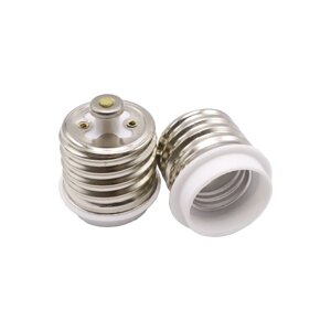 Патрон перехідник з E40 на Е27 VL272 білий Violux