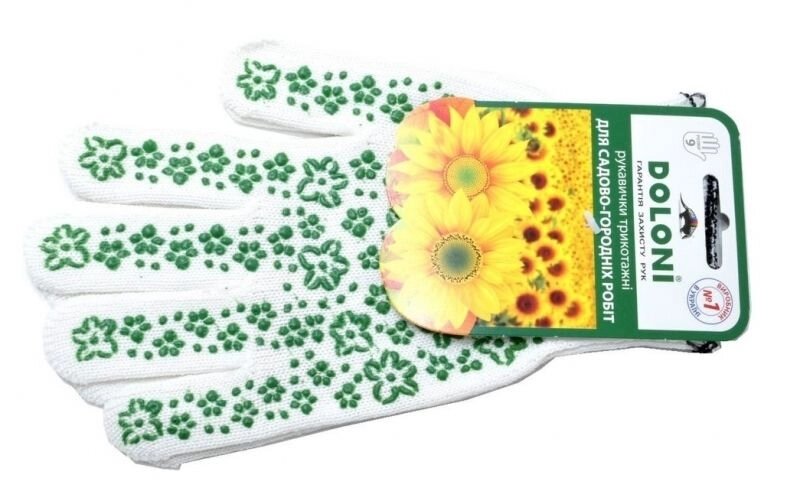 Рукавичка квітка зелений "Doloni 620" від компанії ТД "Електростар" - фото 1