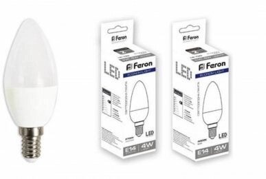 Світлодіодна лампа Feron LB-720 4W від компанії ТД "Електростар" - фото 1