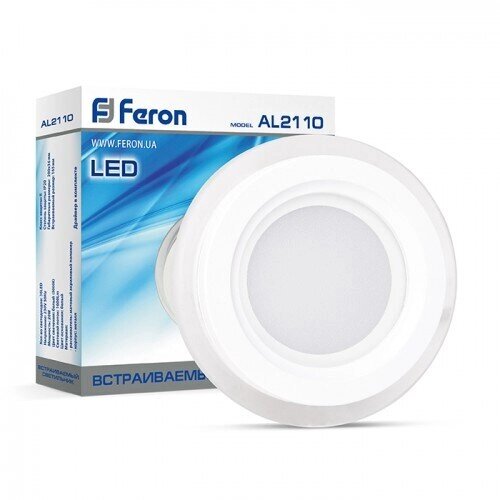 Світлодіодний світильник Feron AL2110 20W білий від компанії ТД "Електростар" - фото 1