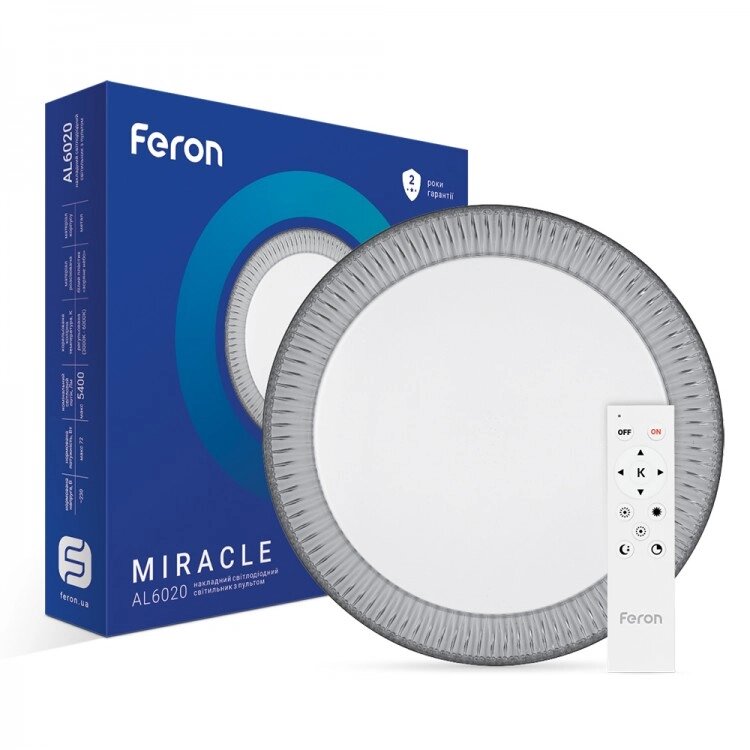 Світлодіодний світильник Feron AL6020 MIRACLE 72W від компанії ТД "Електростар" - фото 1