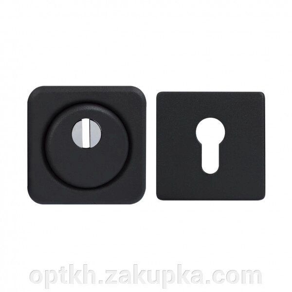 Броненакладка Protect 18mm c кільцем квадратна BLACK чорний (52715) від компанії СПД Лініченка С Н - фото 1