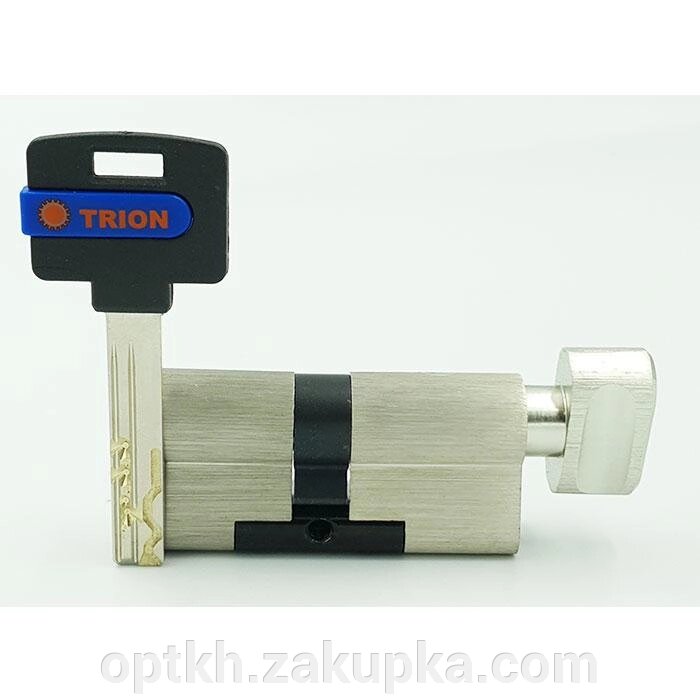 Цилиндр для замка Trion K Series 60 30+30 SN KNOB №5 від компанії СПД Лініченка С Н - фото 1