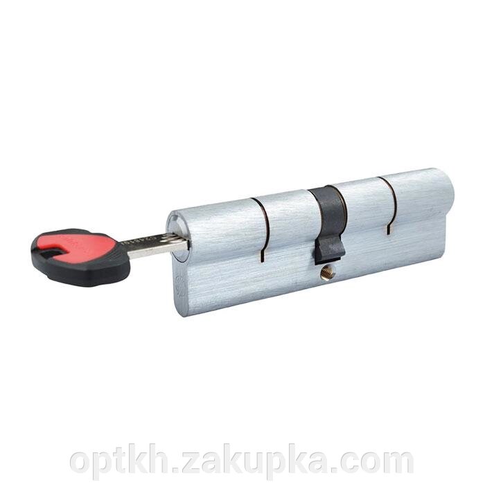 Циліндр SECUREMME K2 100mm 50/50 мм (5кл +1 монтажний ключ) мат. хром 48121 від компанії СПД Лініченка С Н - фото 1