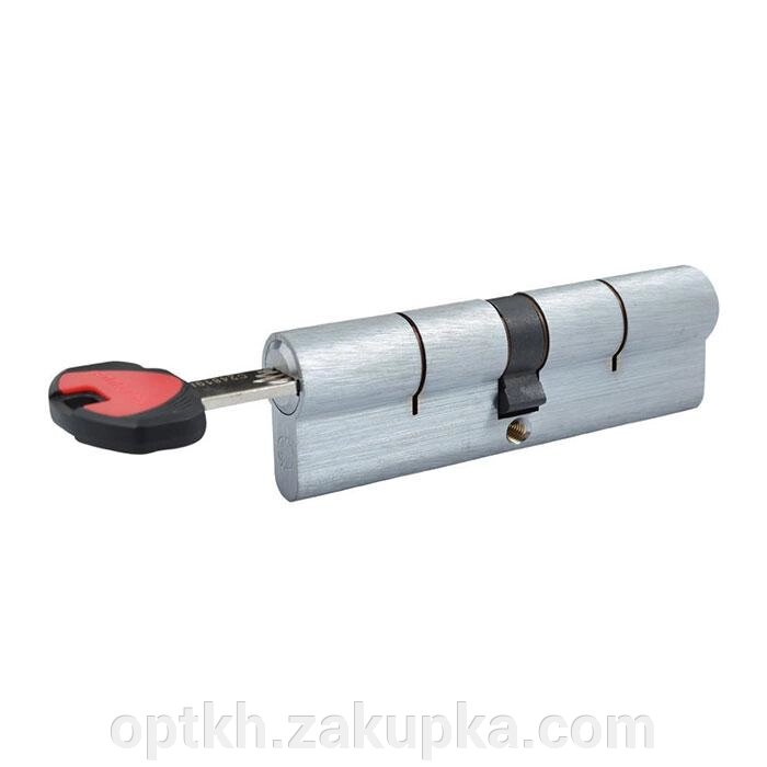 Циліндр SECUREMME K2 65mm 30/35 мм (5кл +1 монтажний ключ) мат. хром 48115 від компанії СПД Лініченка С Н - фото 1