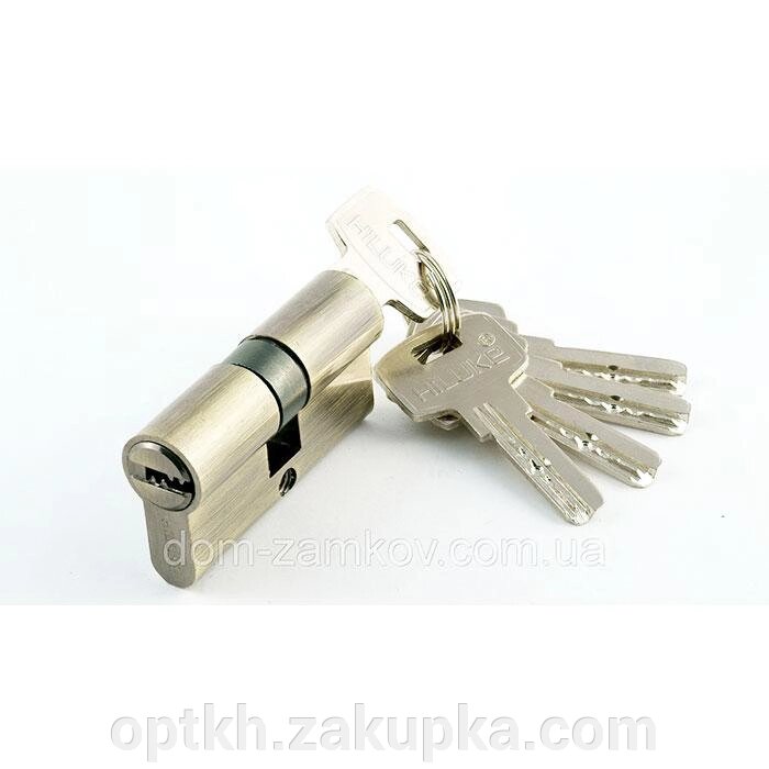 Циліндр замка Mortira zinc 60 30+30 AB computer keys від компанії СПД Лініченка С Н - фото 1