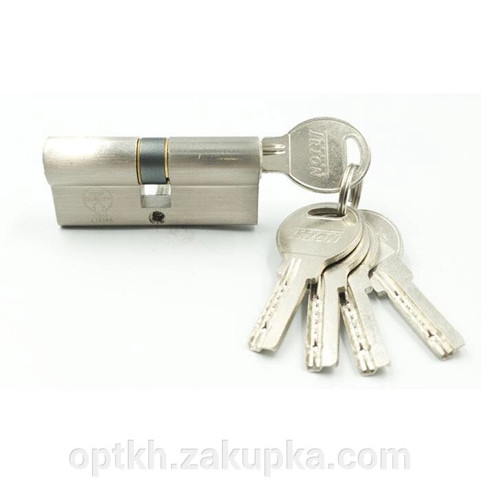 Циліндр замка TRION 60mm (30+30) NP COMPUTER KEYS від компанії СПД Лініченка С Н - фото 1