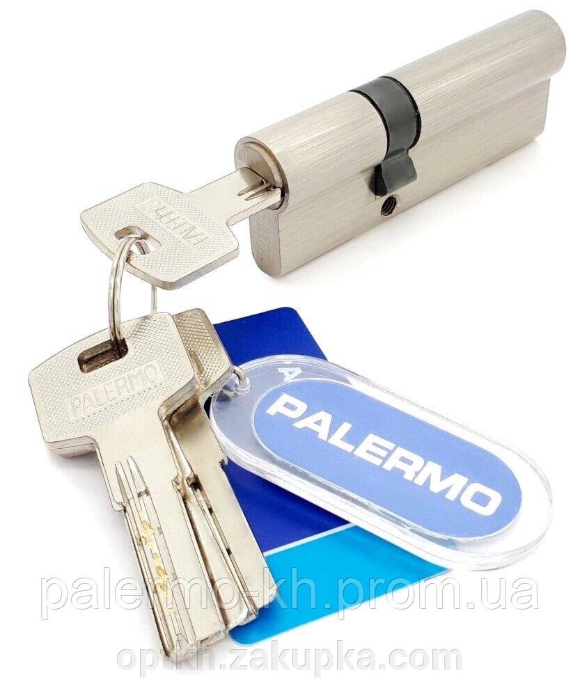 Циліндровий механізм з ключем * Palermo * HP 85мм F 5кл Сатин від компанії СПД Лініченка С Н - фото 1
