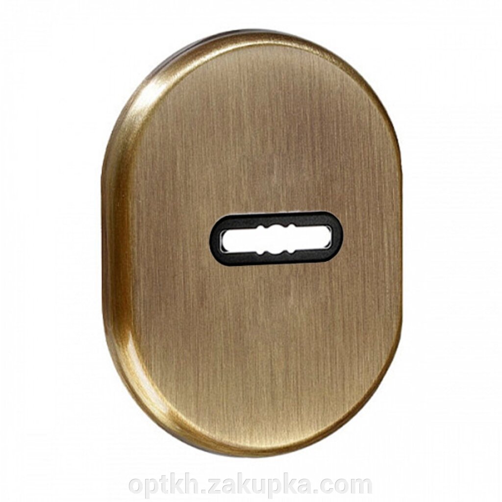 Декоративна накладка під сувальдний ключ, колір бронза від компанії СПД Лініченка С Н - фото 1