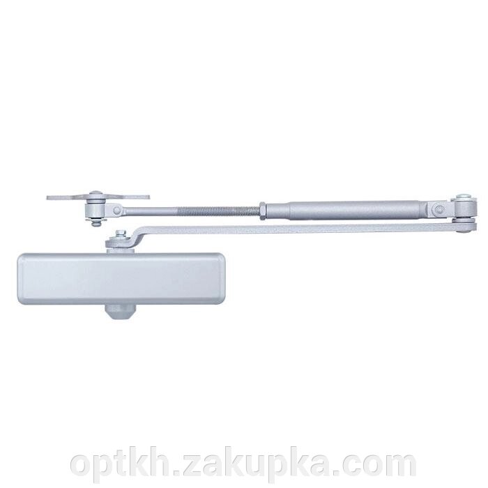 Доводчики дверей накладної RYOBI *9900 9903 SILVER STD_ARM EN_2/3 до_65кг 965мм від компанії СПД Лініченка С Н - фото 1