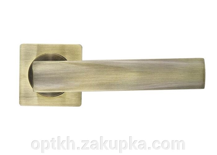 Дверна ручка на квадратній розетки TRION TURNO-AL AB квадрат від компанії СПД Лініченка С Н - фото 1