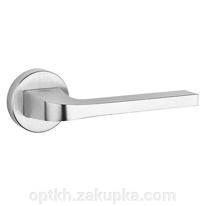 Дверна ручка на розетці Tupai Supra 3097 5S 52093 хром матовий від компанії СПД Лініченка С Н - фото 1