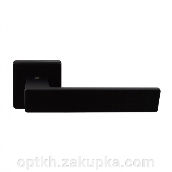 Дверная ручка Fimet Kubo, матовый черный (51423) від компанії СПД Лініченка С Н - фото 1