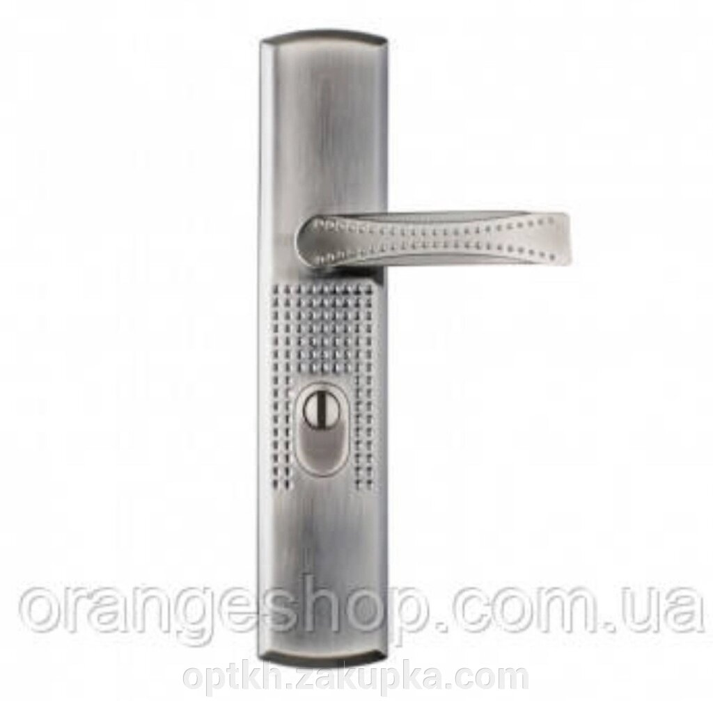 Дверні ручки на китайську (бронь) нікель ліва від компанії СПД Лініченка С Н - фото 1