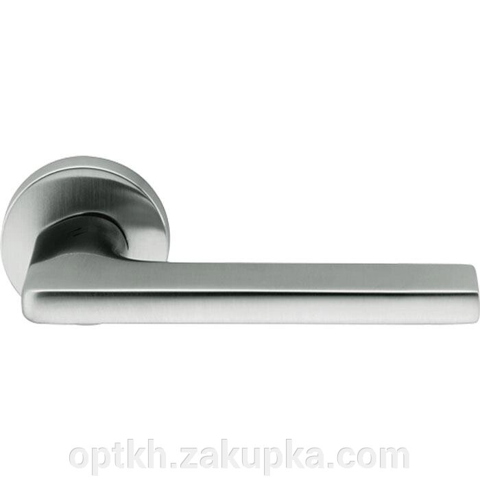 Дверні ручки на розетці комплект (Італія) Colombo Design Gira хром від компанії СПД Лініченка С Н - фото 1