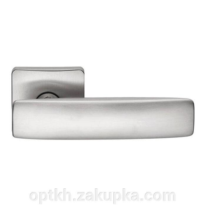 Дверні ручки на розетці комплект (Італія) Colombo PT Bold 11 21003 матовий хром від компанії СПД Лініченка С Н - фото 1