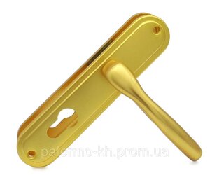 Дверні ручки для зовнішніх та міжкімнатних дверей k YALE 62 mm Мат Золото