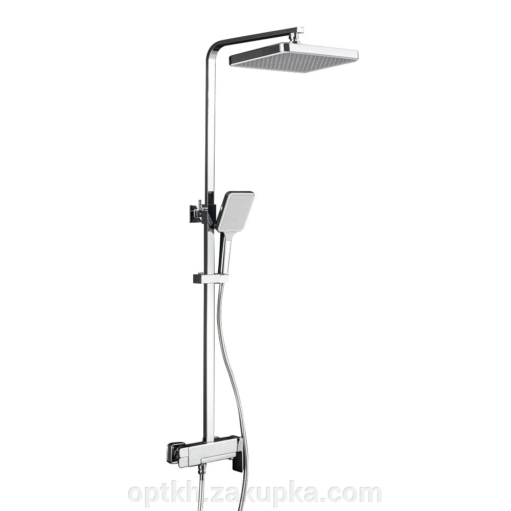 F2490 душ. система 3х функц. поворот. вилив лат. корпус Ø30 (хром) {4/1} від компанії СПД Лініченка С Н - фото 1