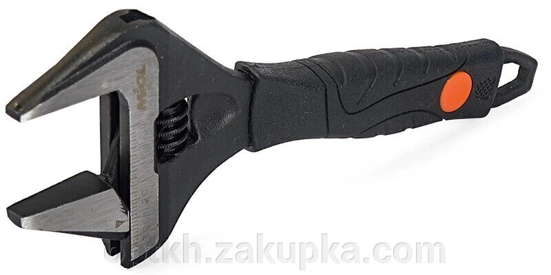 Ключ розвідний 200мм (0-39мм) ручка з TPR покриттям від компанії СПД Лініченка С Н - фото 1