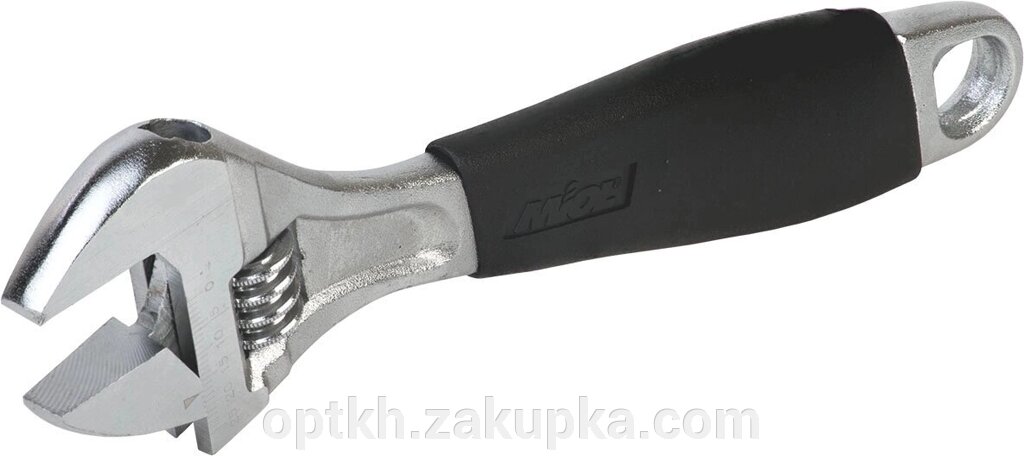 Ключ розвідний c ергономічною ручкою 200мм, (0-24мм) від компанії СПД Лініченка С Н - фото 1