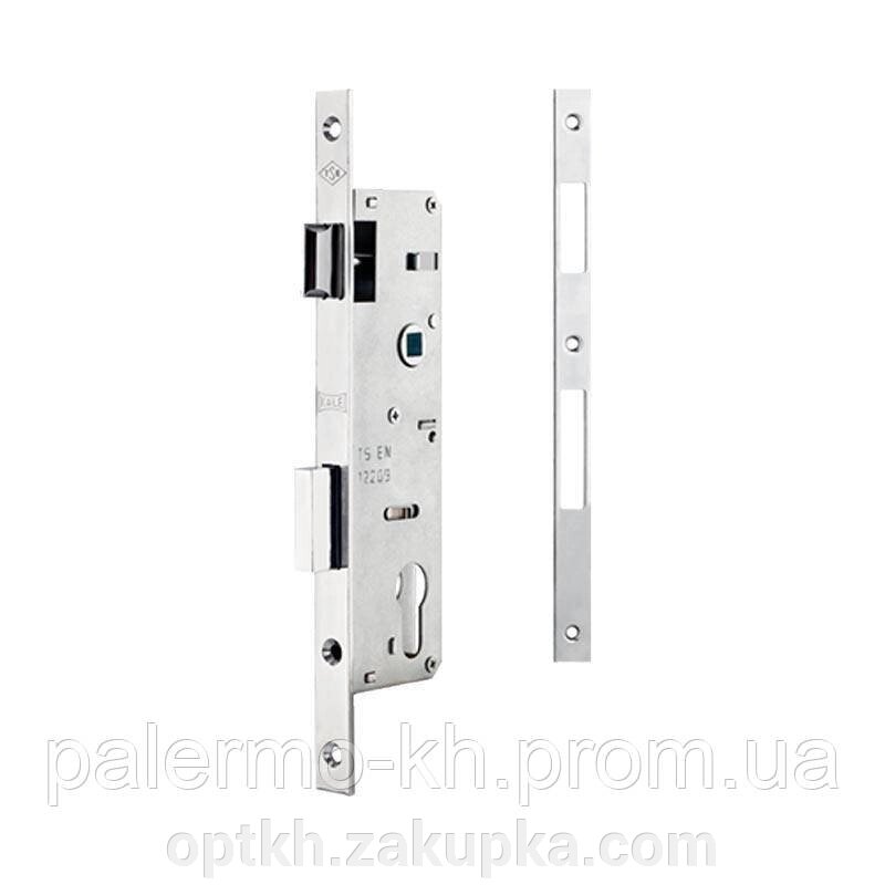 Корпус замка з засувкою KALE 153P 30 для металопластикової двері. від компанії СПД Лініченка С Н - фото 1