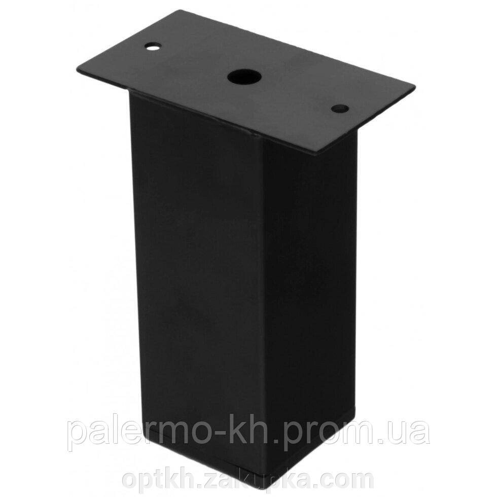 Мебельна опора Ф. 311.056 h=12 см чорна від компанії СПД Лініченка С Н - фото 1