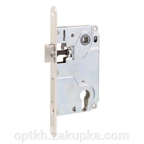 Механізм внутрішніх дверей AGB Centr B010255006, нікель, 85 мм (437) від компанії СПД Лініченка С Н - фото 1