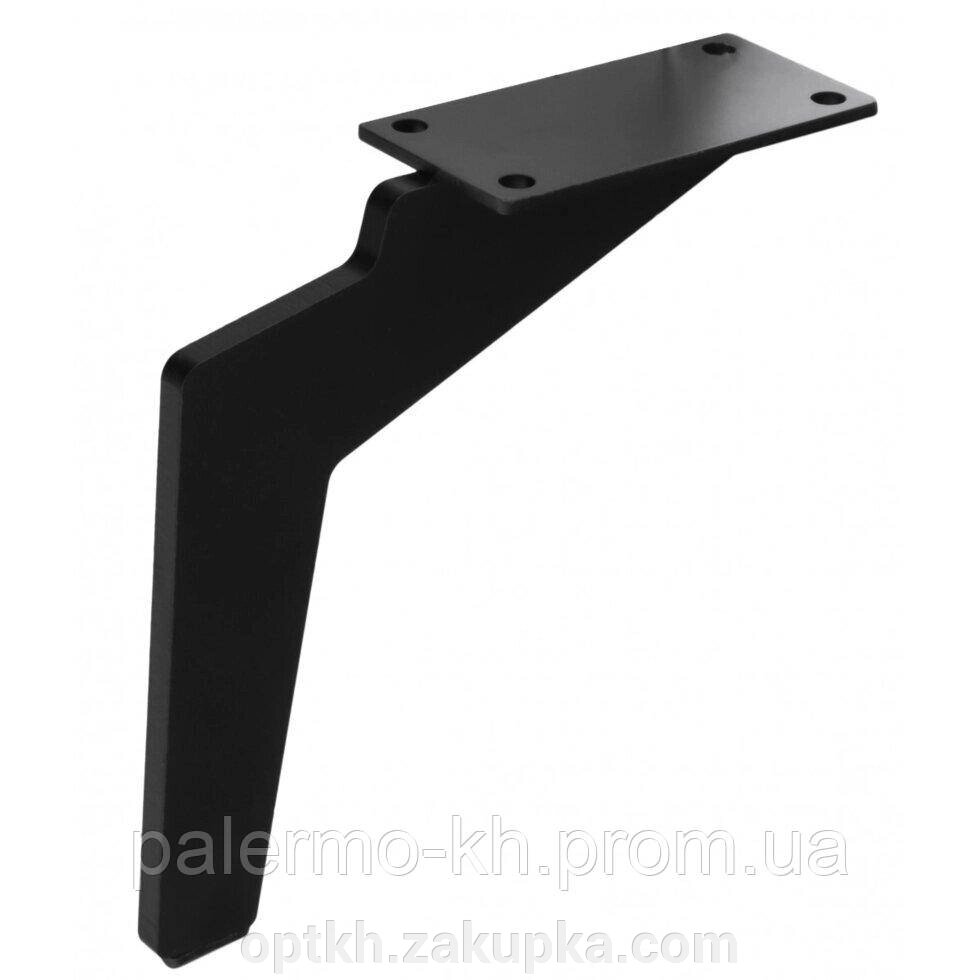 Нога цокольна декоративна для меблів 15,8 см черная від компанії СПД Лініченка С Н - фото 1