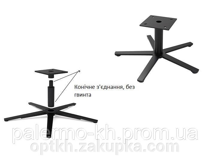 Опора поворотна для крісла Kapsan KDK-0014 60 * 220 мм матова чорна від компанії СПД Лініченка С Н - фото 1