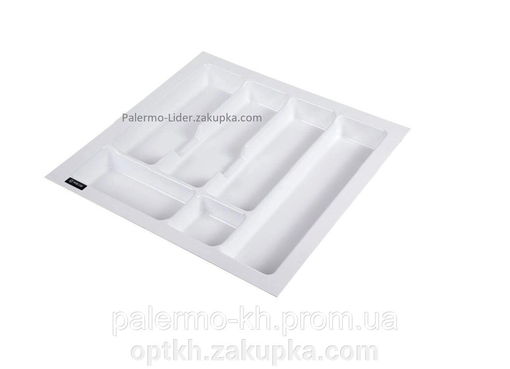 Пенал для посуд UNI білий 500 Rejs (лоток для столових приладів) від компанії СПД Лініченка С Н - фото 1