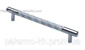 Ручка скоба модерн, "DESENLI" 416mm Хром-Матовий Хром